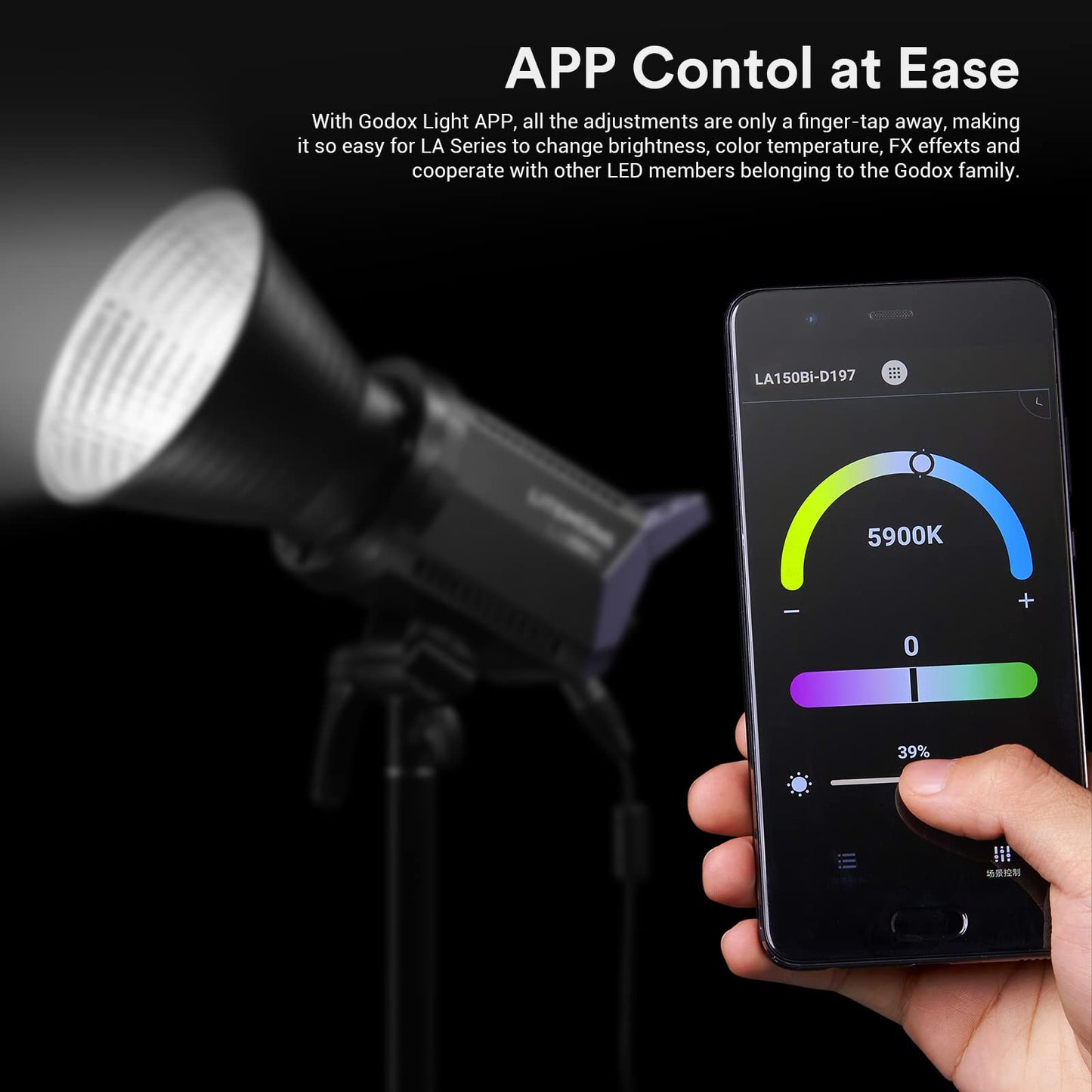 Vexora LED Studio Video Light 150W Continuous