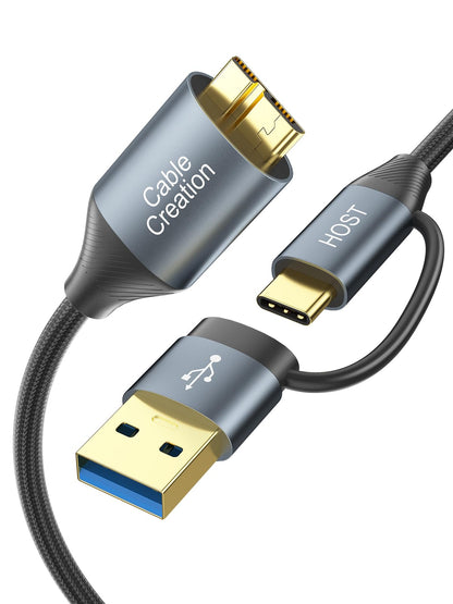 Vexora USB-C to Micro-B Drive Cable 5Gbps