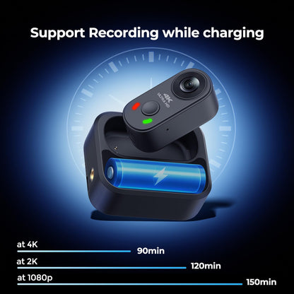 Portable POV Action Camera for Cycling and Outdoor Use