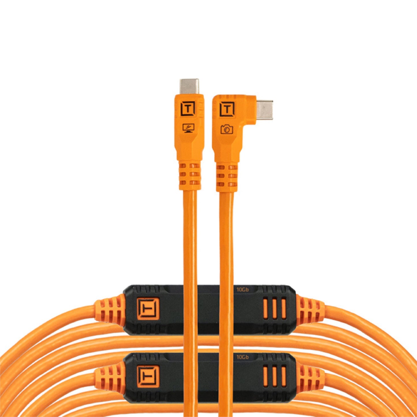 TetherPro Optima 10Gbps Gen 2 USB-C, Straight to Right