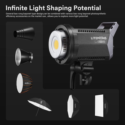 Vexora LED Studio Video Light 150W Continuous