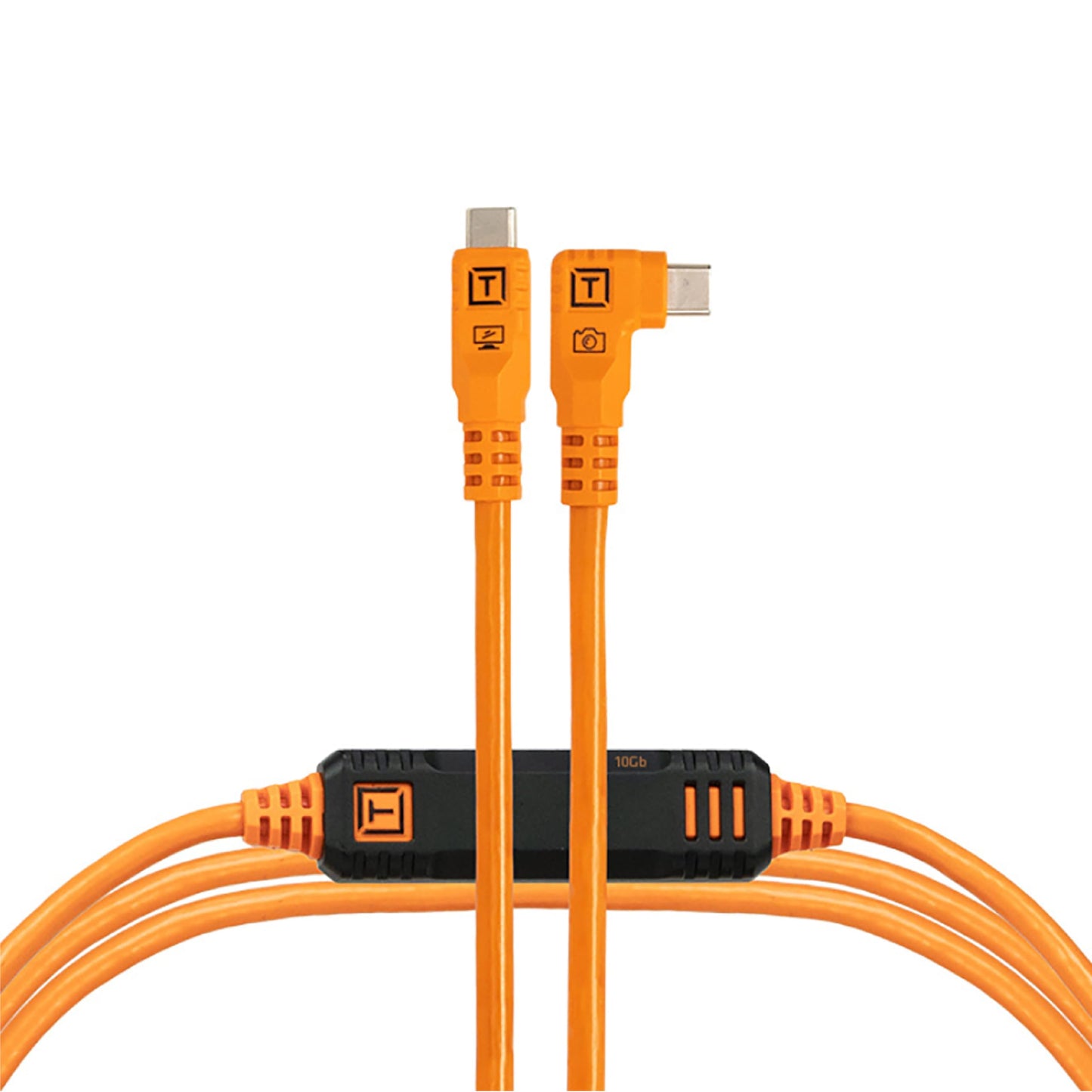 TetherPro Optima 10Gbps Gen 2 USB-C, Straight to Right