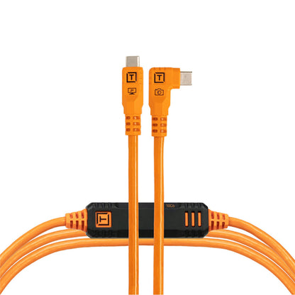 TetherPro Optima 10Gbps Gen 2 USB-C, Straight to Right
