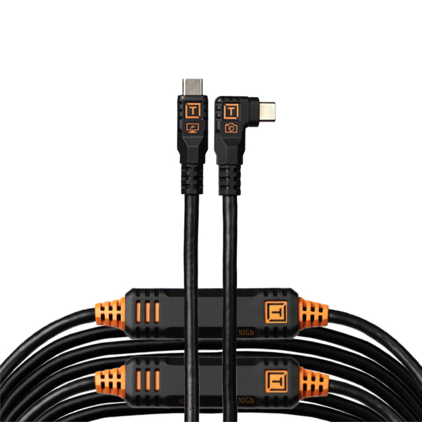 TetherPro Optima 10Gbps Gen 2 USB-C, Straight to Right