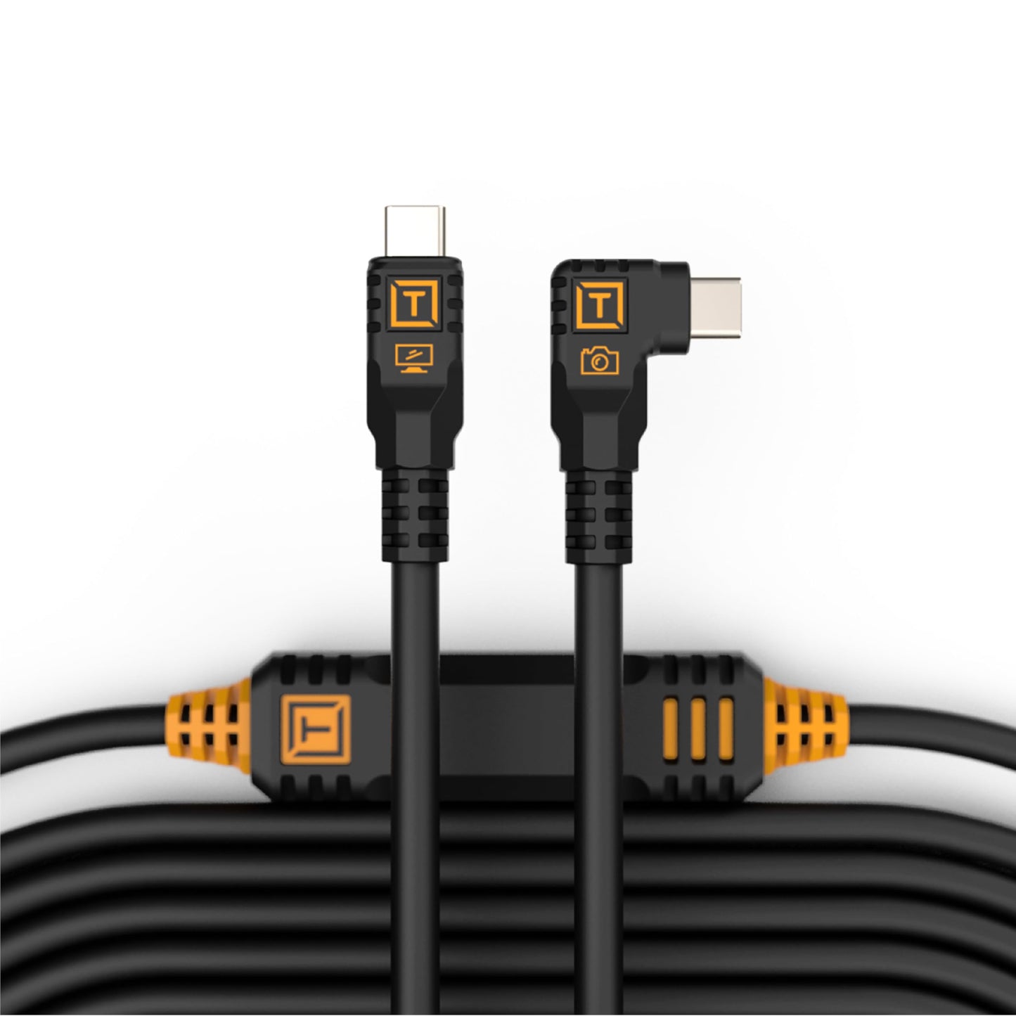TetherPro Optima 10Gbps Gen 2 USB-C, Straight to Right