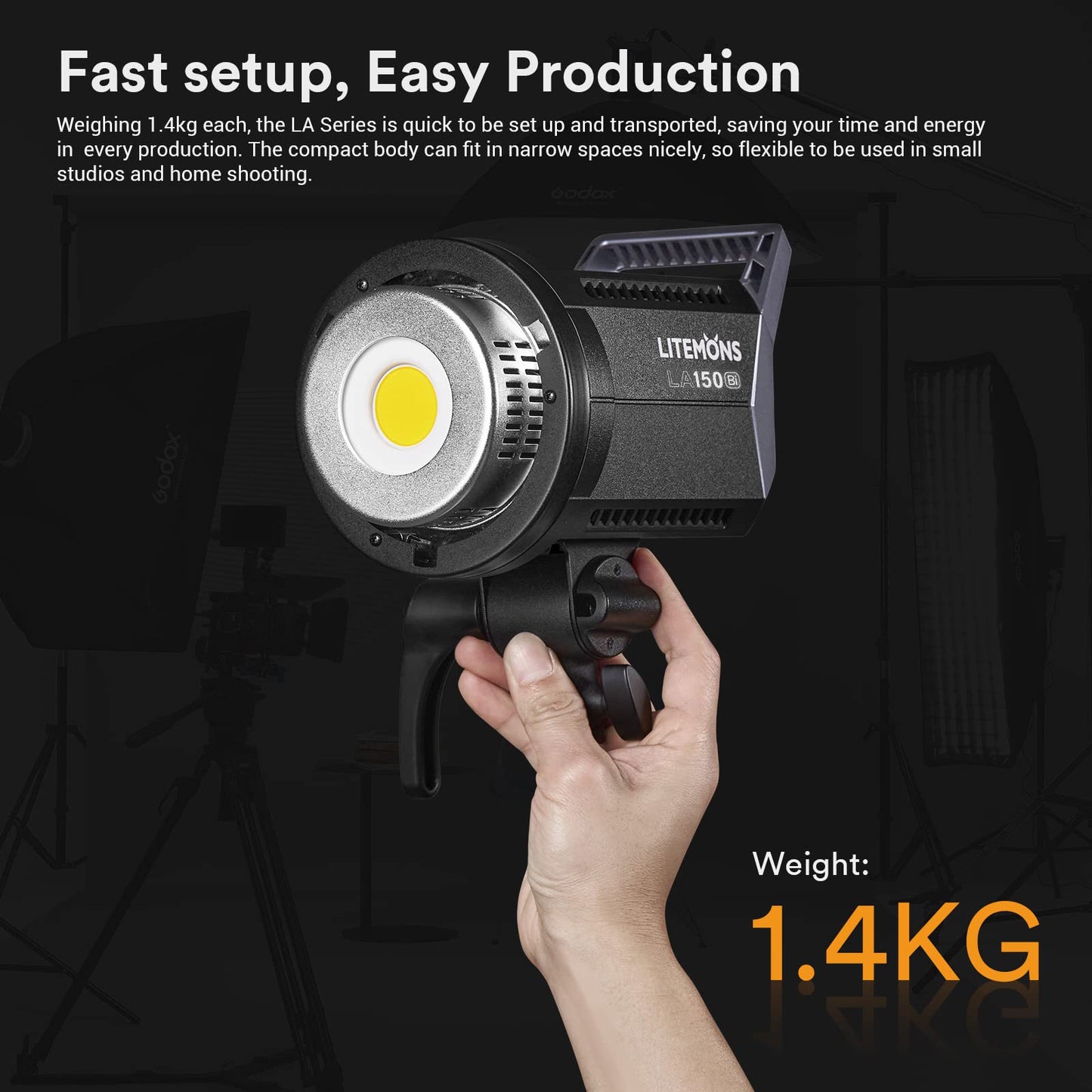 Vexora LED Studio Video Light 150W Continuous
