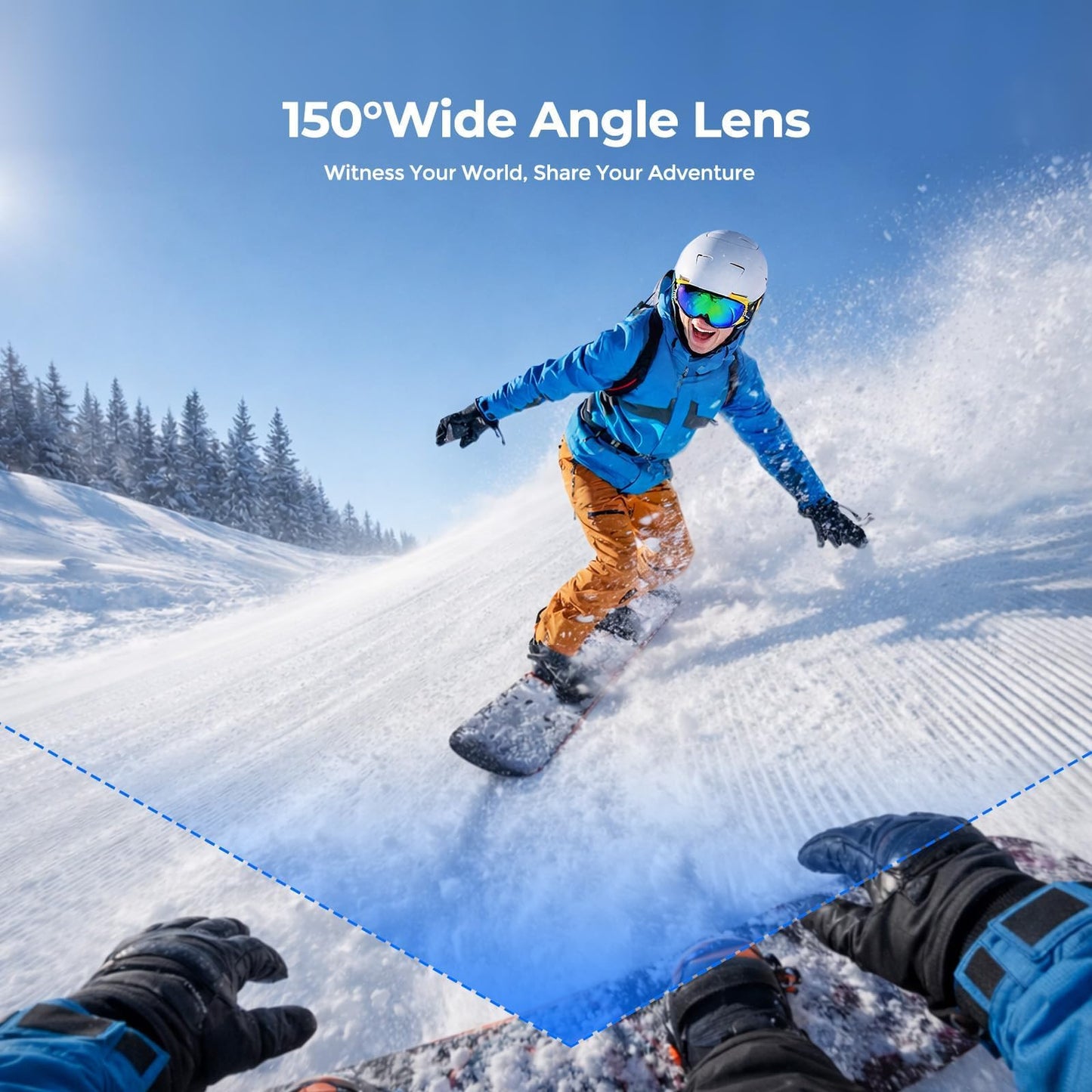 Portable POV Action Camera for Cycling and Outdoor Use